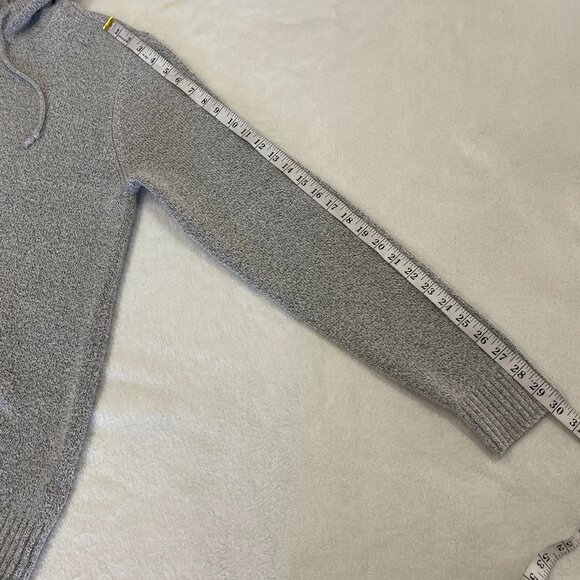 Knit Pull Over Sweater Hoodie Size Large - Picture 10 of 11